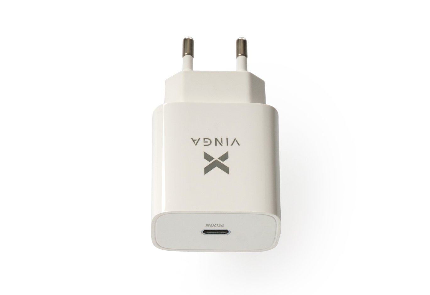Зарядний пристрій Vinga PD Type-C 20W Charger white (VWCPDC)