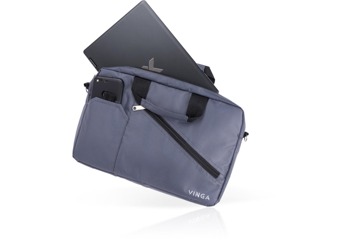 Сумка для ноутбука Vinga 13" NB135GR grey (NB135GR)