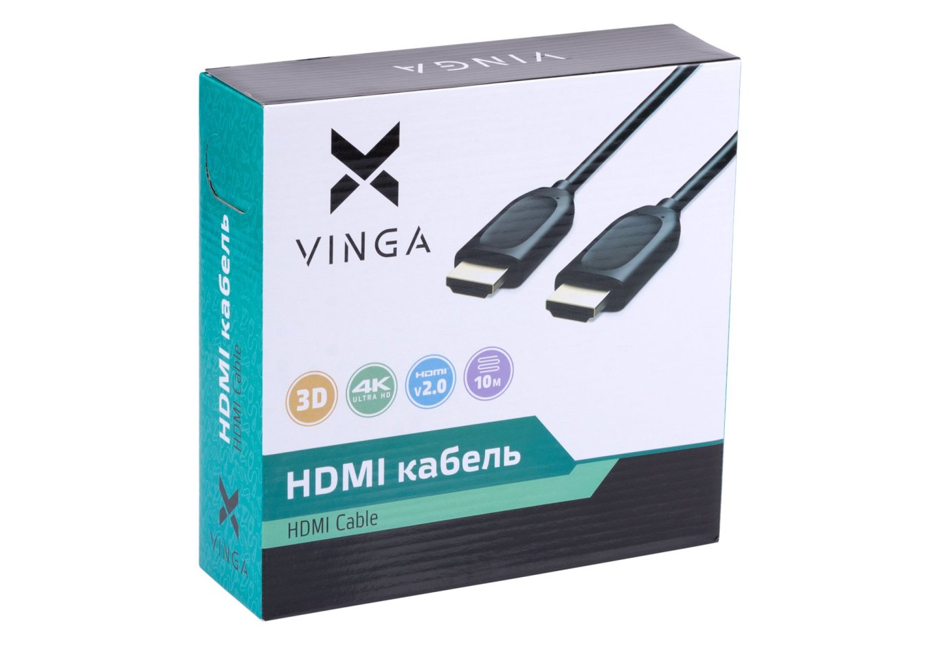 Multimedia cable HDMI M to HDMI M 10.0m Vinga (HDMI01-10.0)