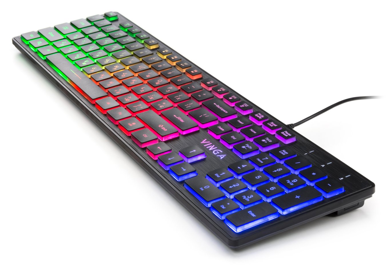 Keyboard Vinga KB410 black