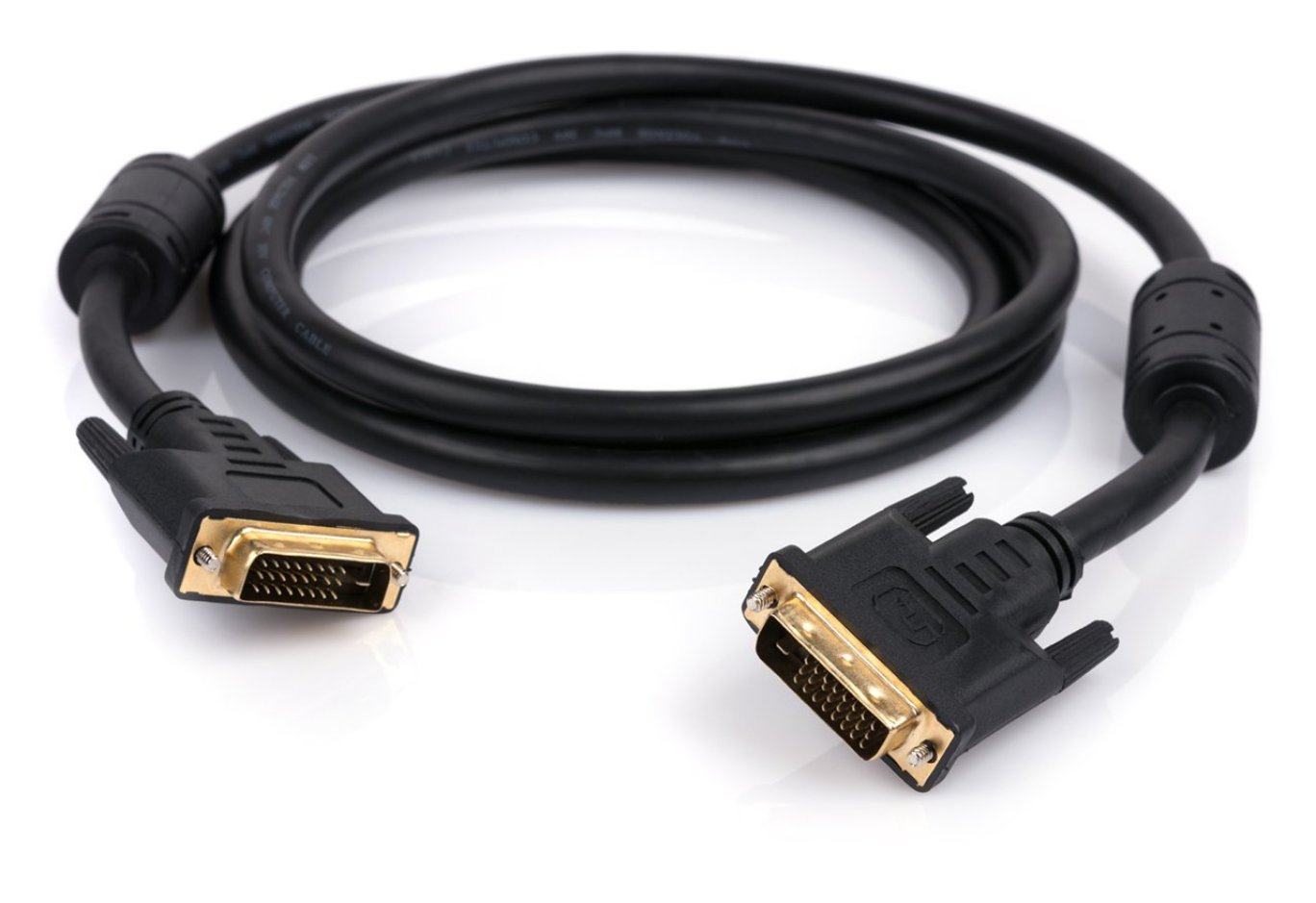 Кабель мультимедійний DVI M to DVI M 1.8m 24+1pin Vinga (DVI01-1.8)