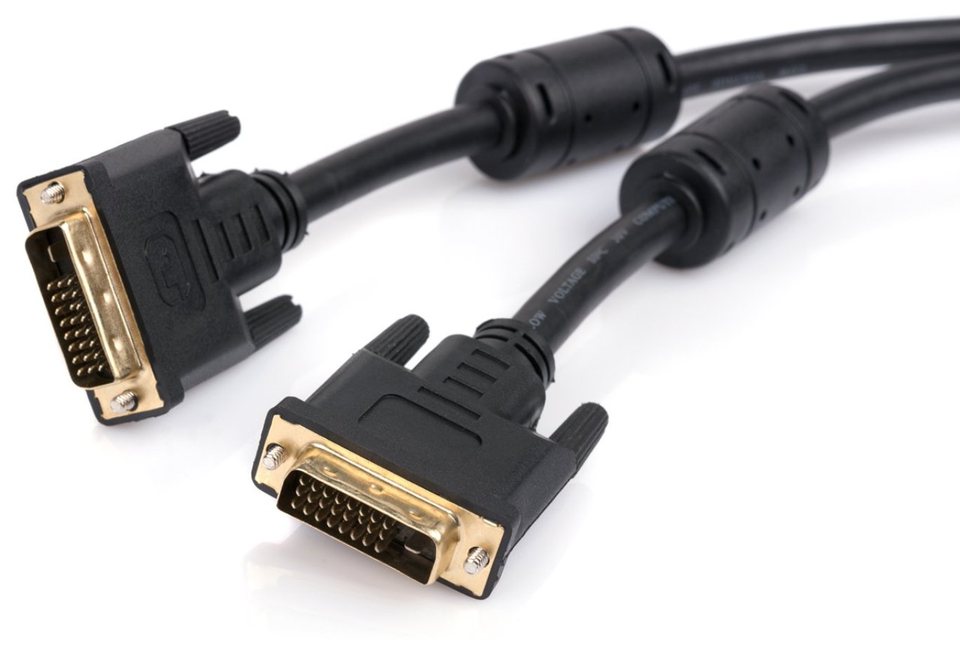 Кабель мультимедійний DVI M to DVI M 1.8m 24+1pin Vinga (DVI01-1.8)