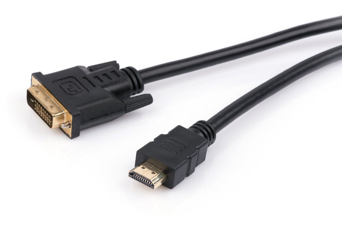 Кабель мультимедійний HDMI M to DVI M 1.8m 24+1pin Vinga (HDMIDVI01-1.8)