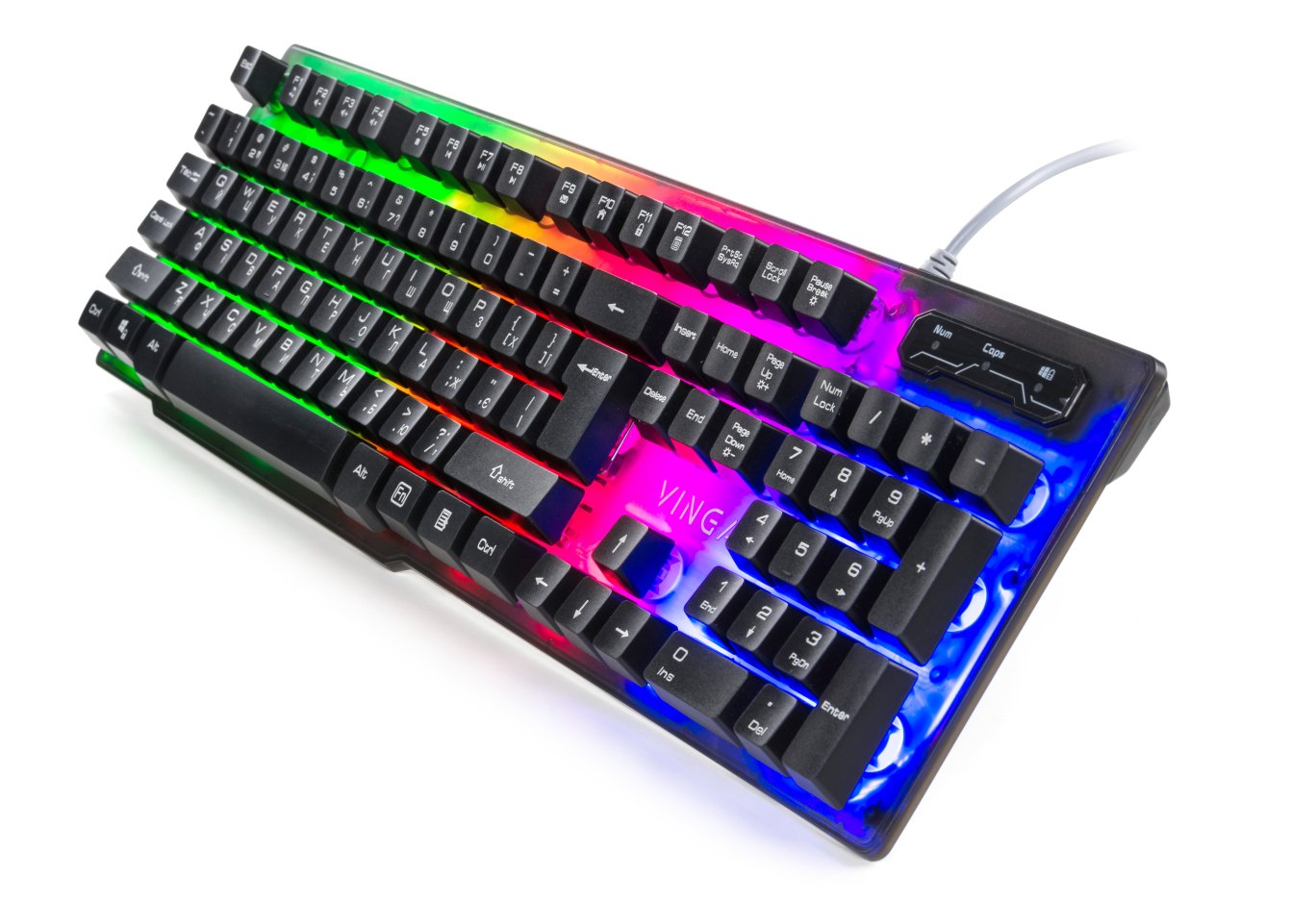 Клавіатура Vinga KB414 black