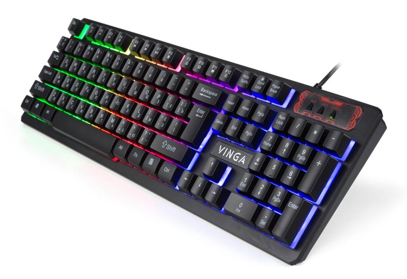 Клавіатура Vinga KB421 black