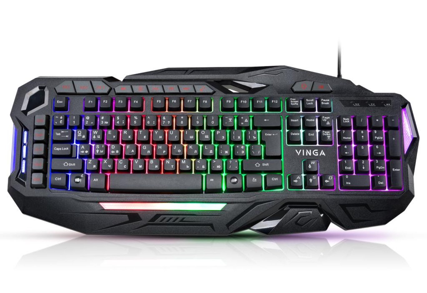 Клавіатура Vinga KBG417 black