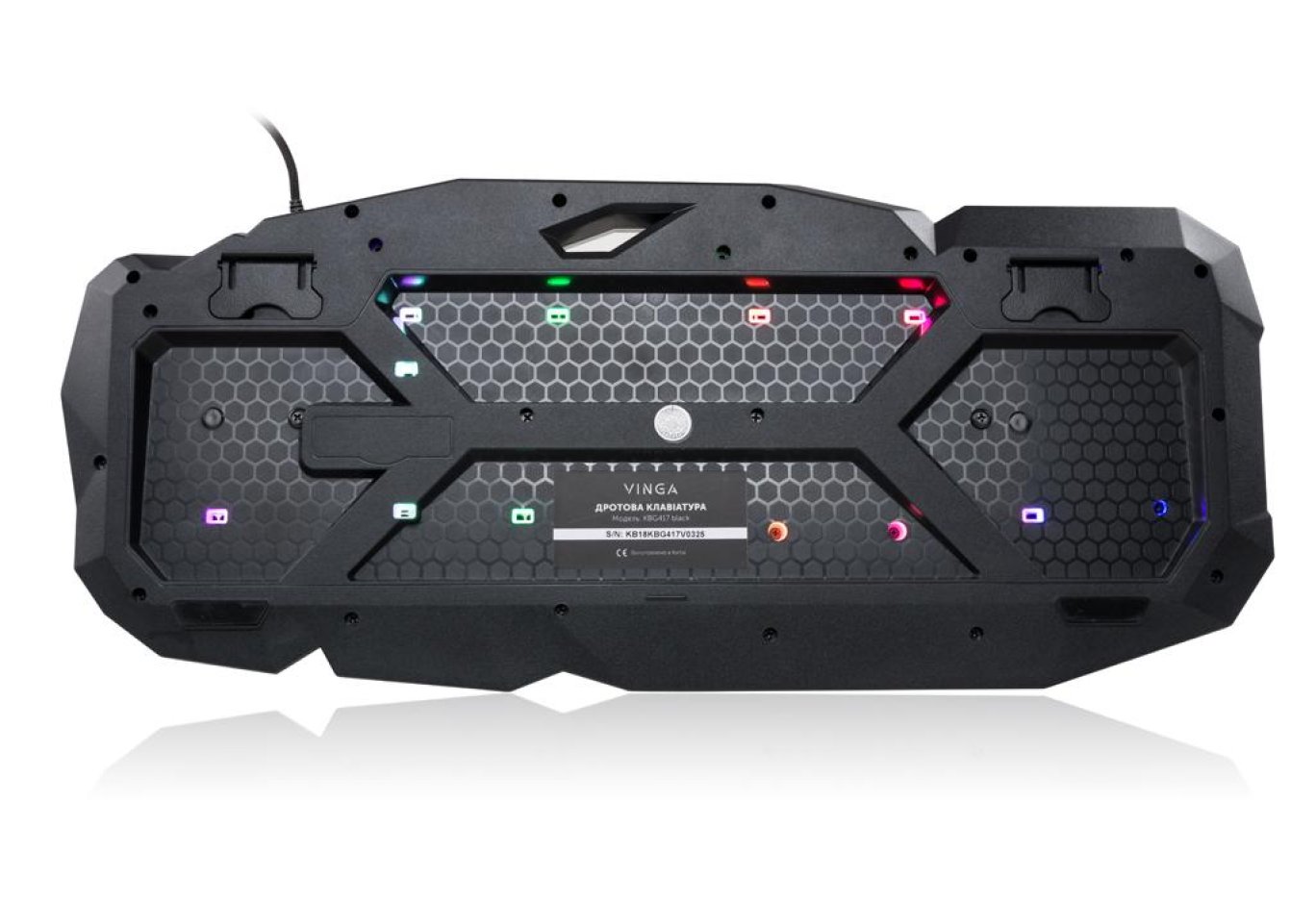 Клавіатура Vinga KBG417 black