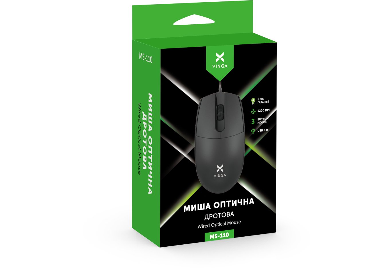 Mouse Vinga MS-110 Black