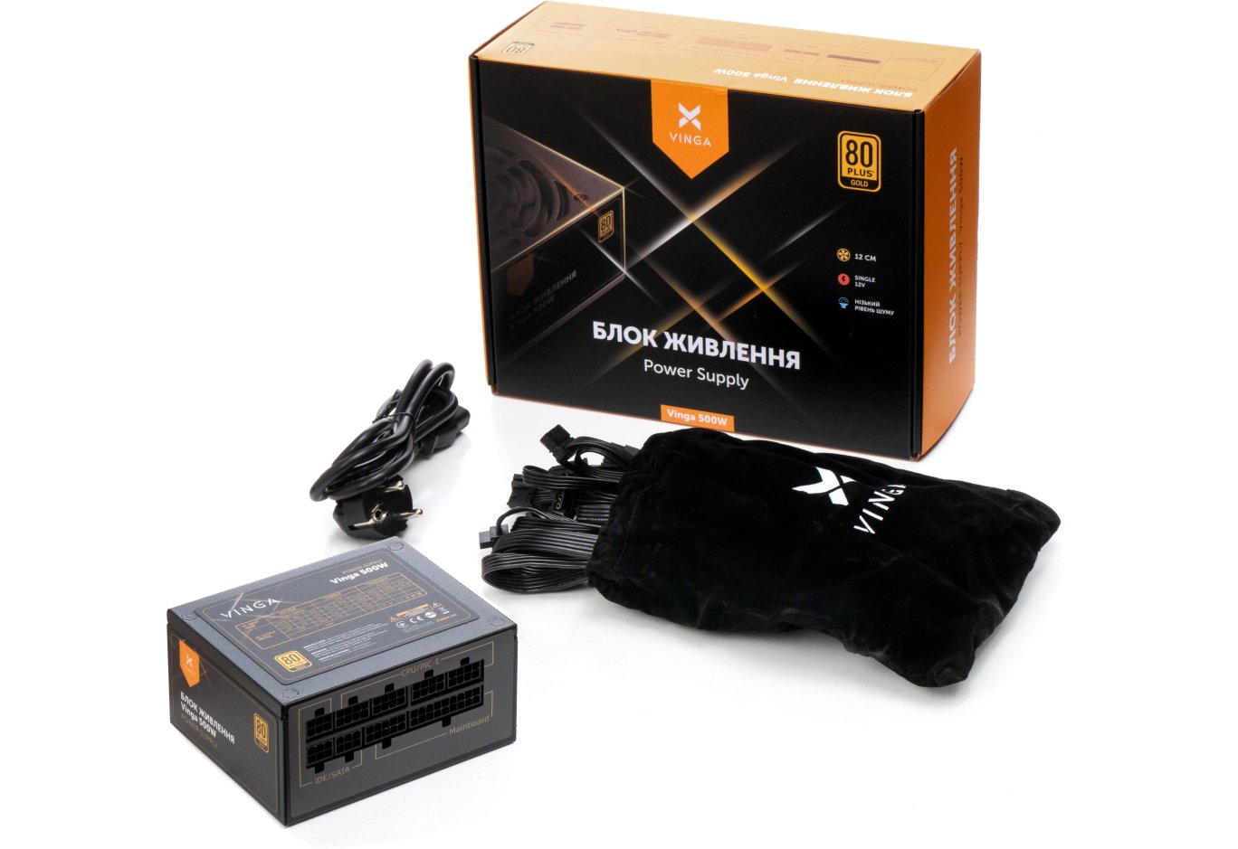 Блок живлення Vinga 500W (SFX-500G)