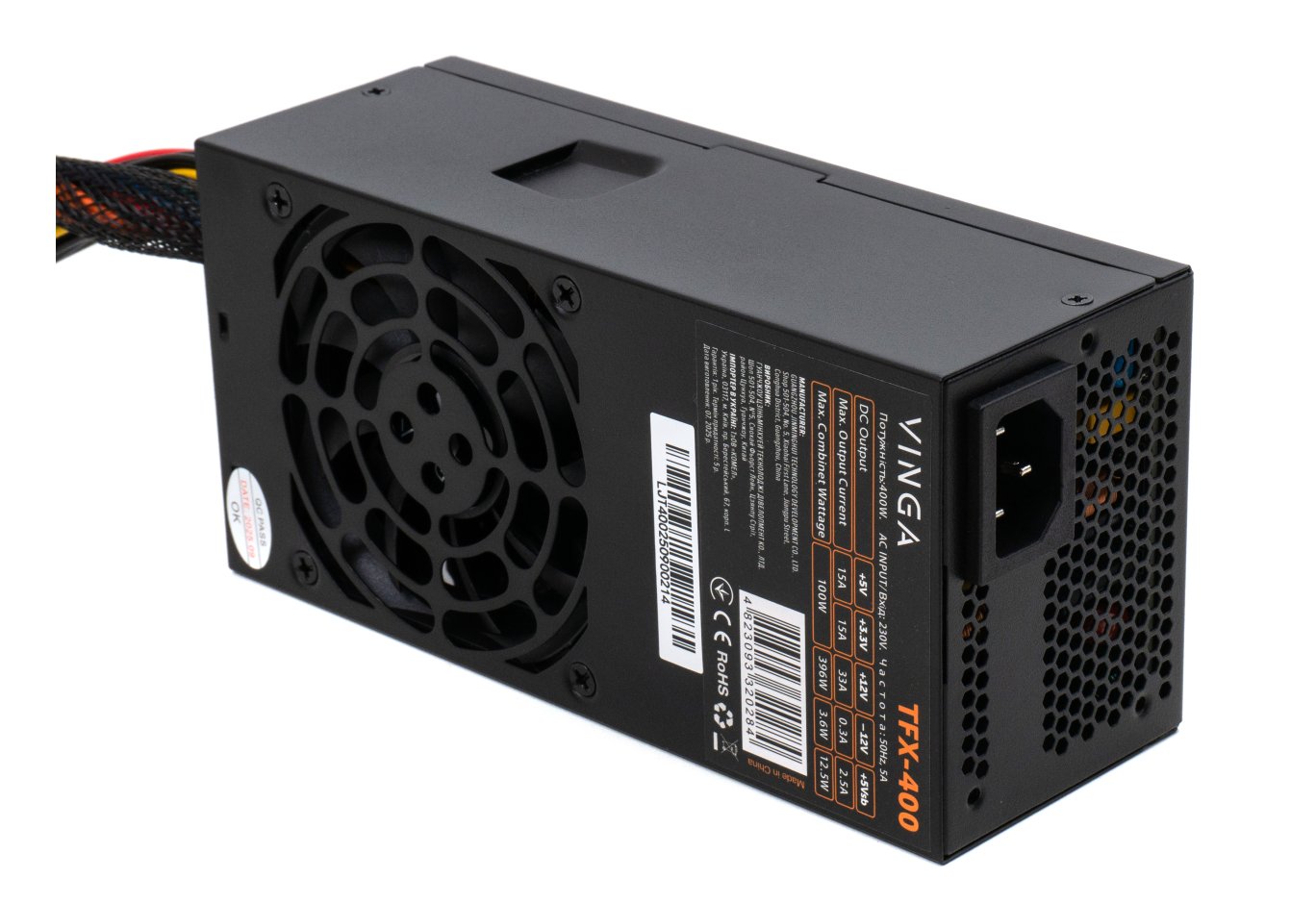 Power supply Vinga 400W ОЕМ (TFX-400)