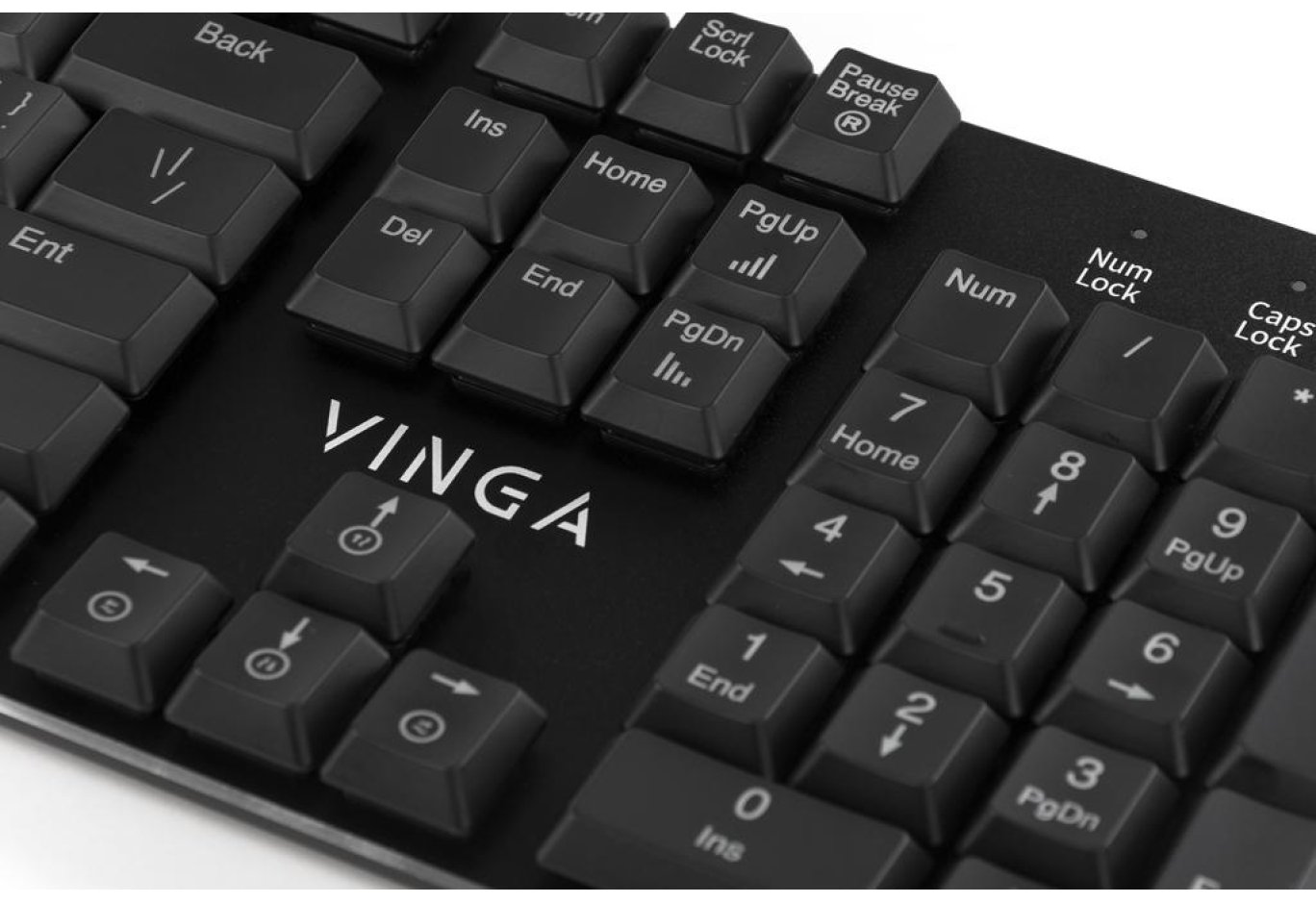 Клавіатура Vinga KBGM-395 black