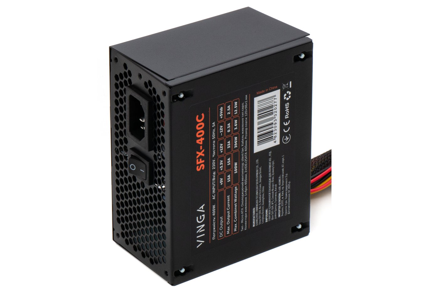 Power supply Vinga 400W ОЕМ (SFX-400С)