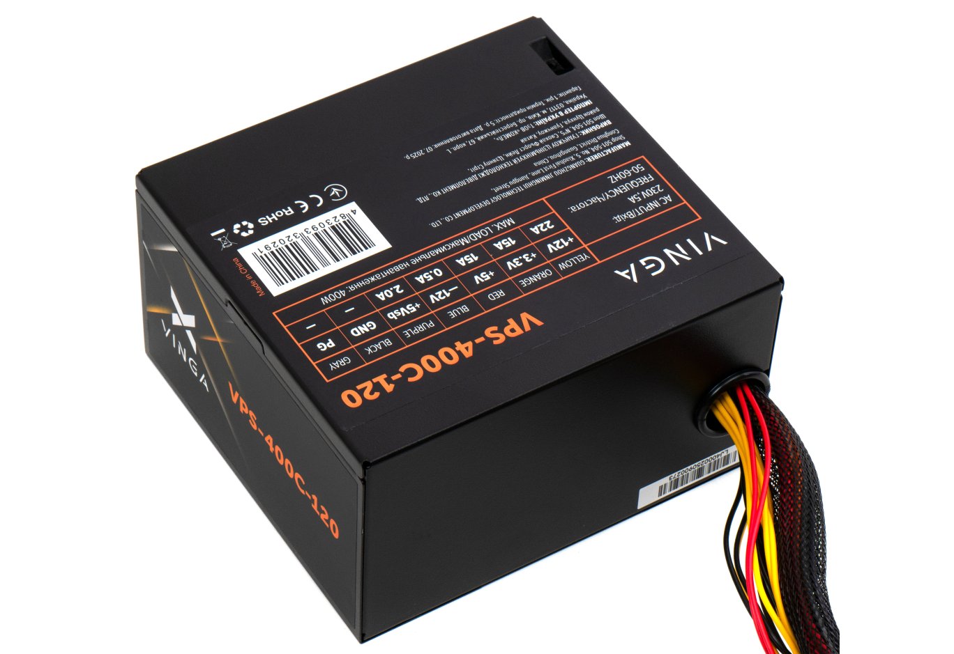Блок живлення Vinga 400W ОЕМ (VPS-400С-120)