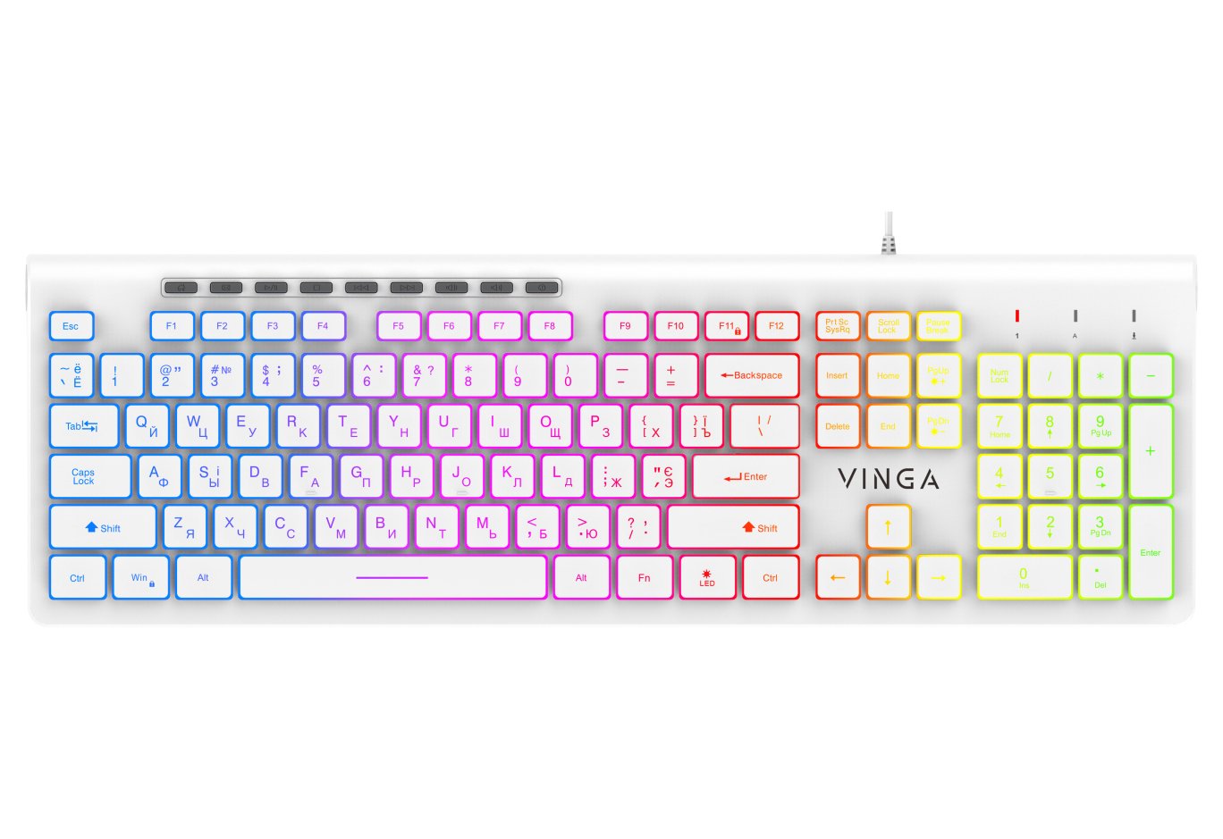 Keyboard Vinga KB-460 White