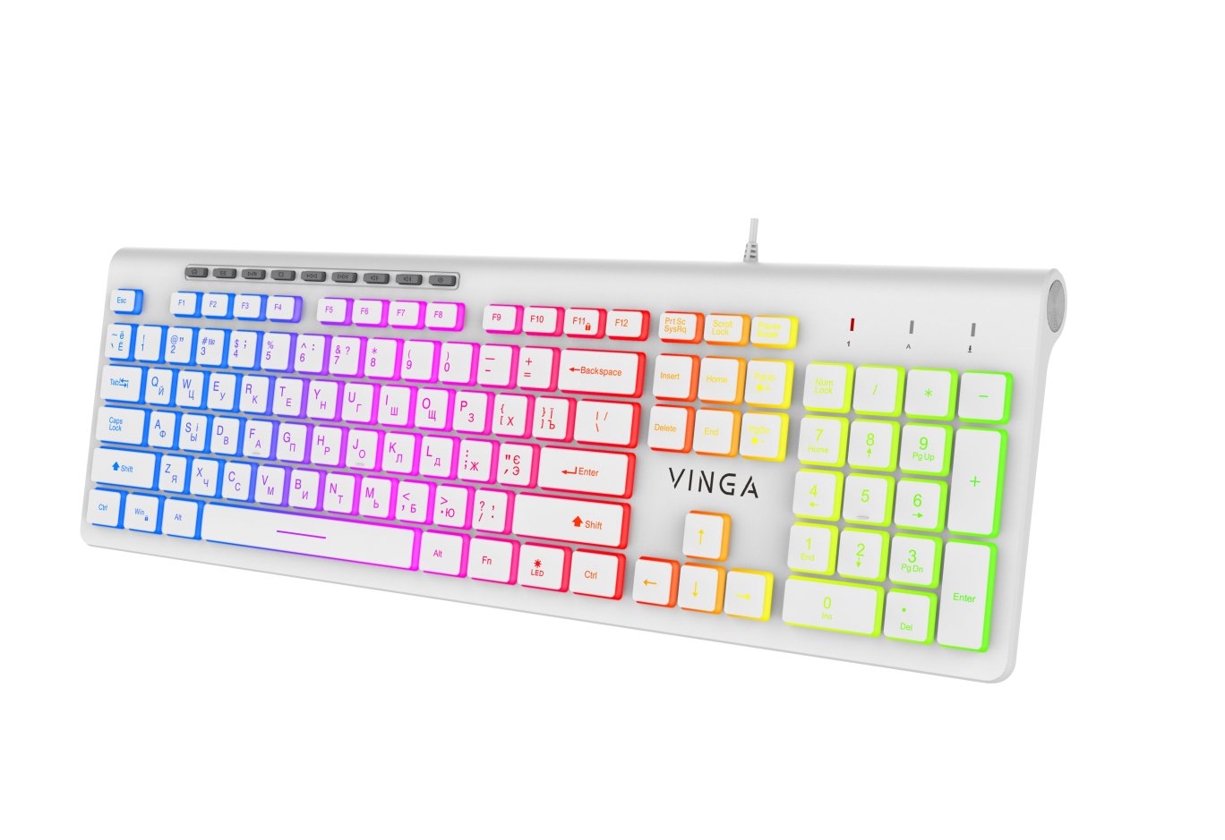 Keyboard Vinga KB-460 White