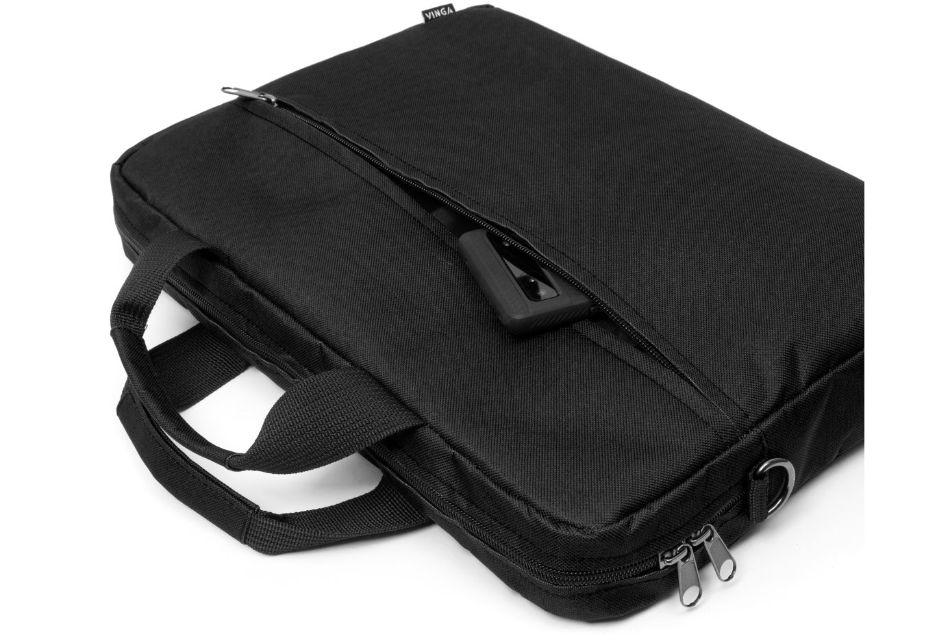 Сумка для ноутбука Vinga 14" NB1402 Black, white print (NB1402UWBK)