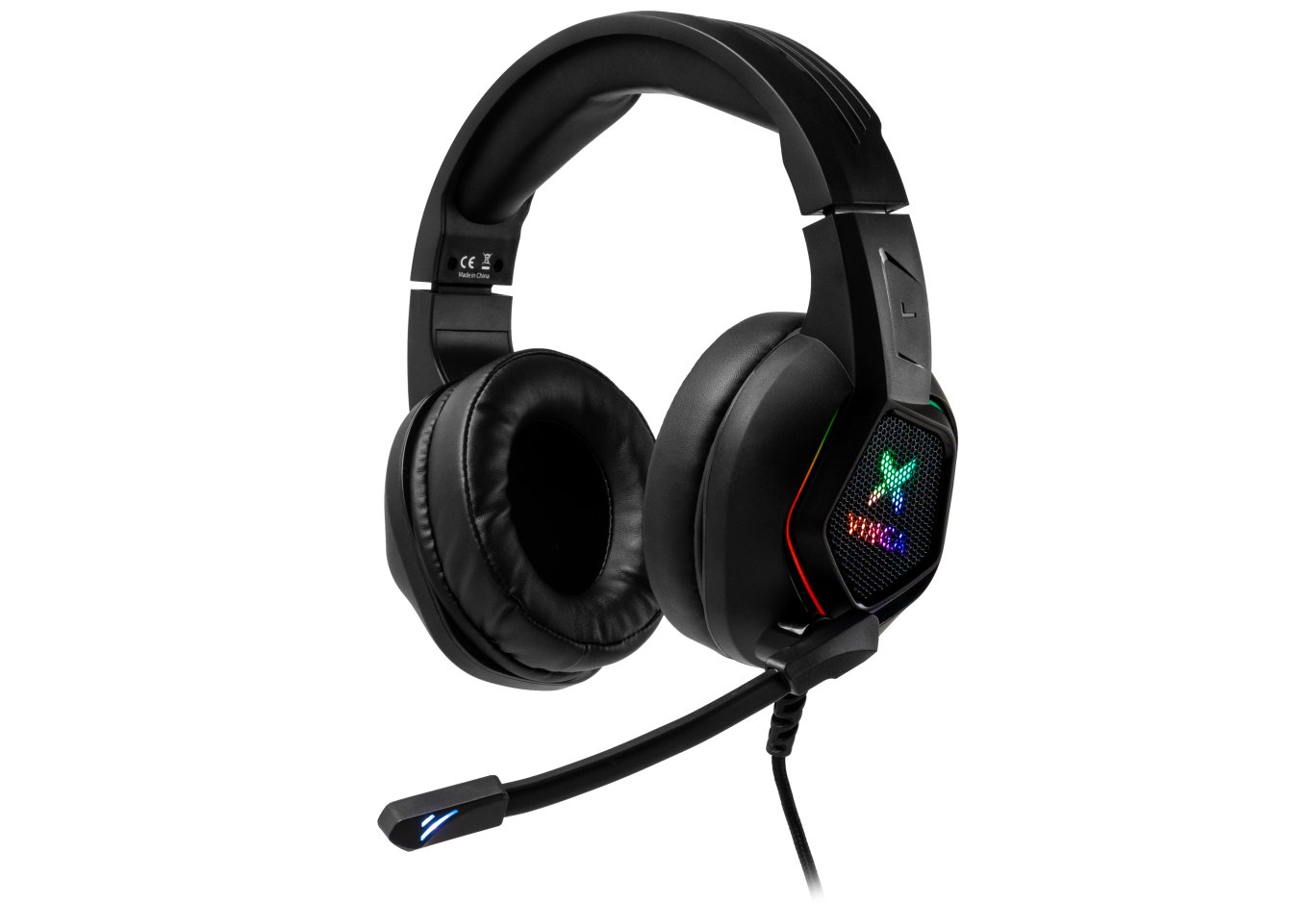 Навушники Vinga HSCU-160 Gaming LED Black (HSCU-160)