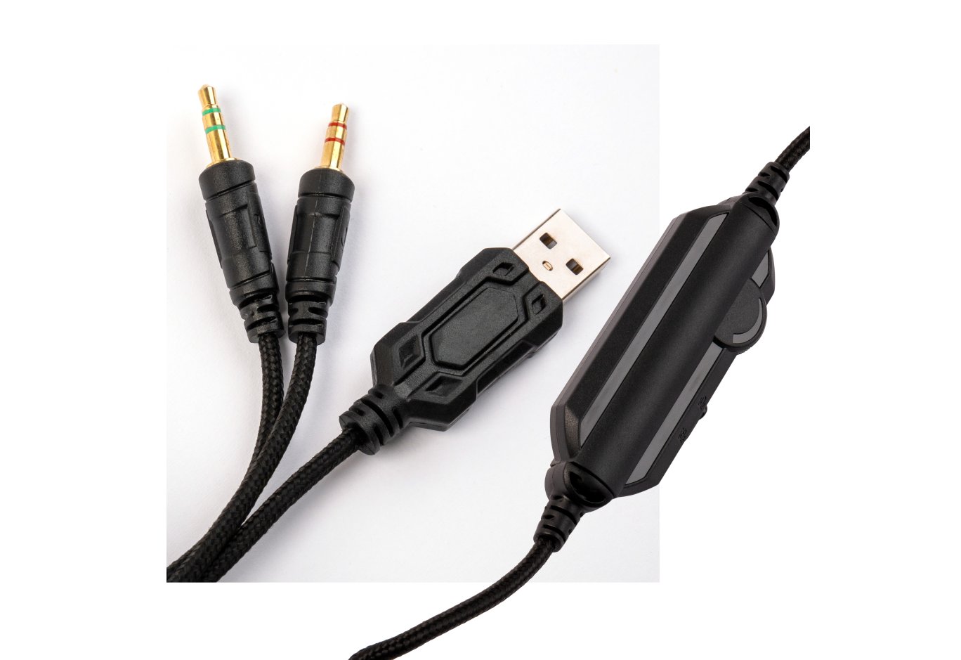 Headphones Vinga HSCU-160 Gaming LED Black (HSCU-160)