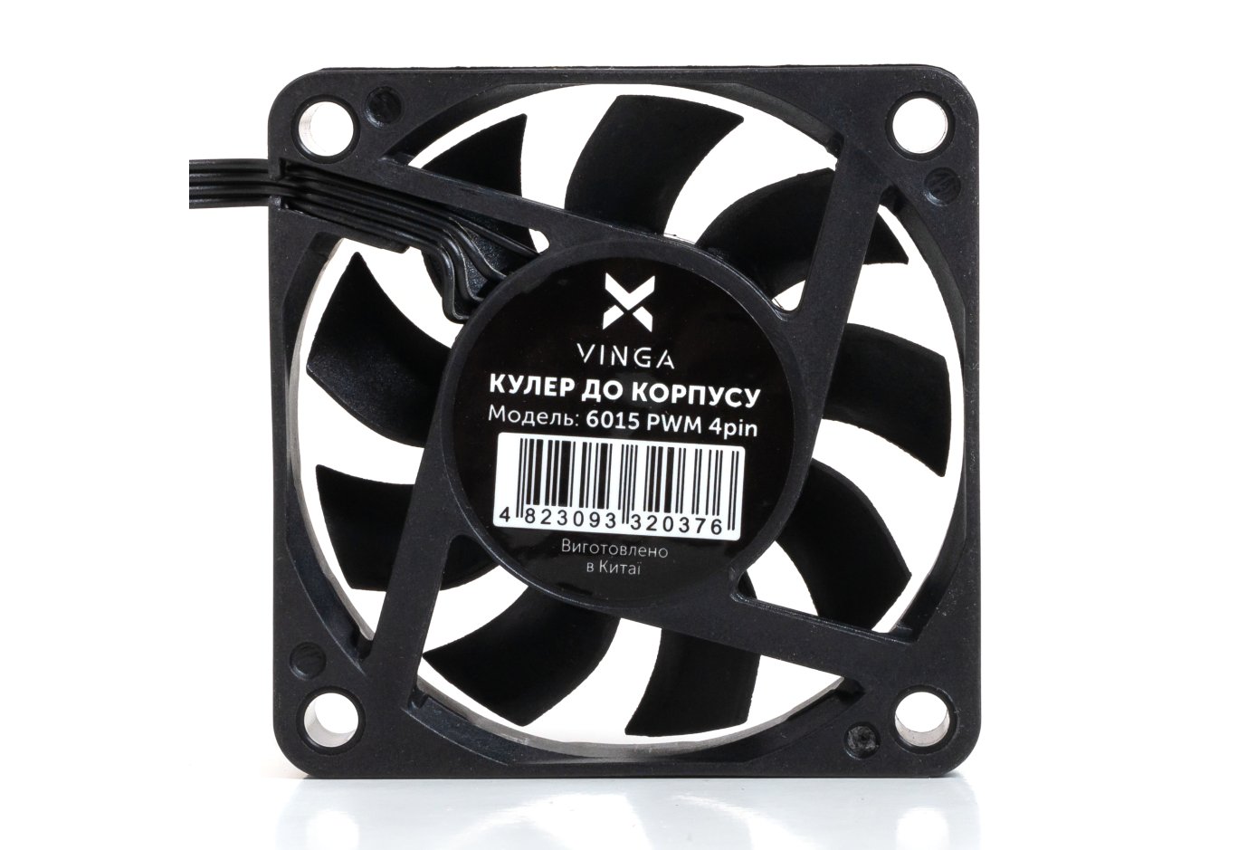 Case fan Vinga 6015 PWM 4pin ОЕМ