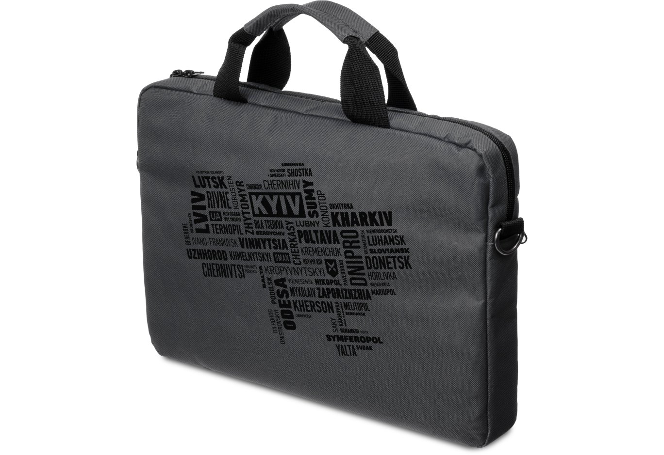 Сумка для ноутбука Vinga 15.6" NB1502 Gray, black print (NB1502UBGY)