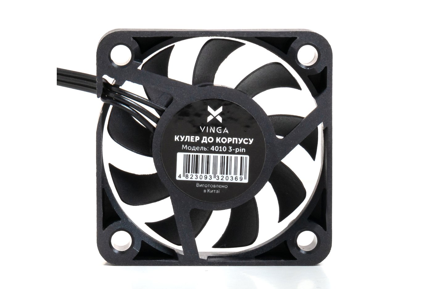 Кулер до корпусу Vinga 4010 3-pin ОЕМ