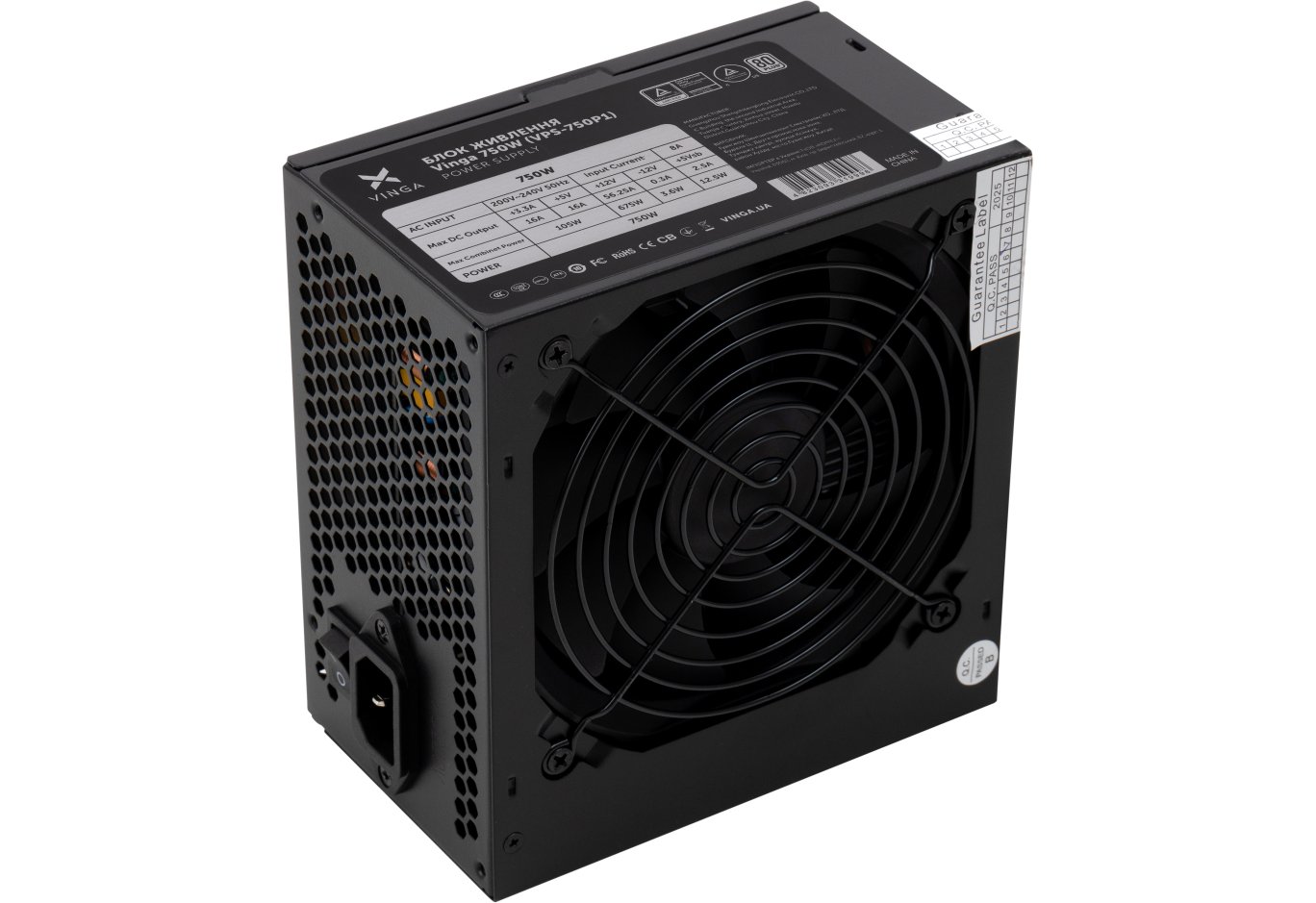 Power supply Vinga 750W ОЕМ (VPS-750P1)