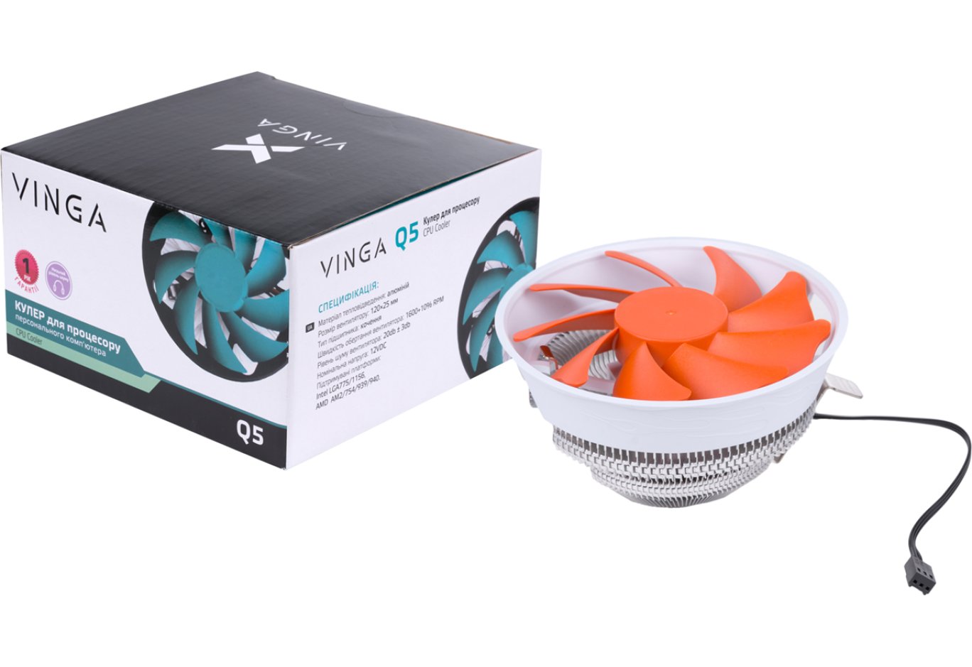 CPU cooler Vinga Q5