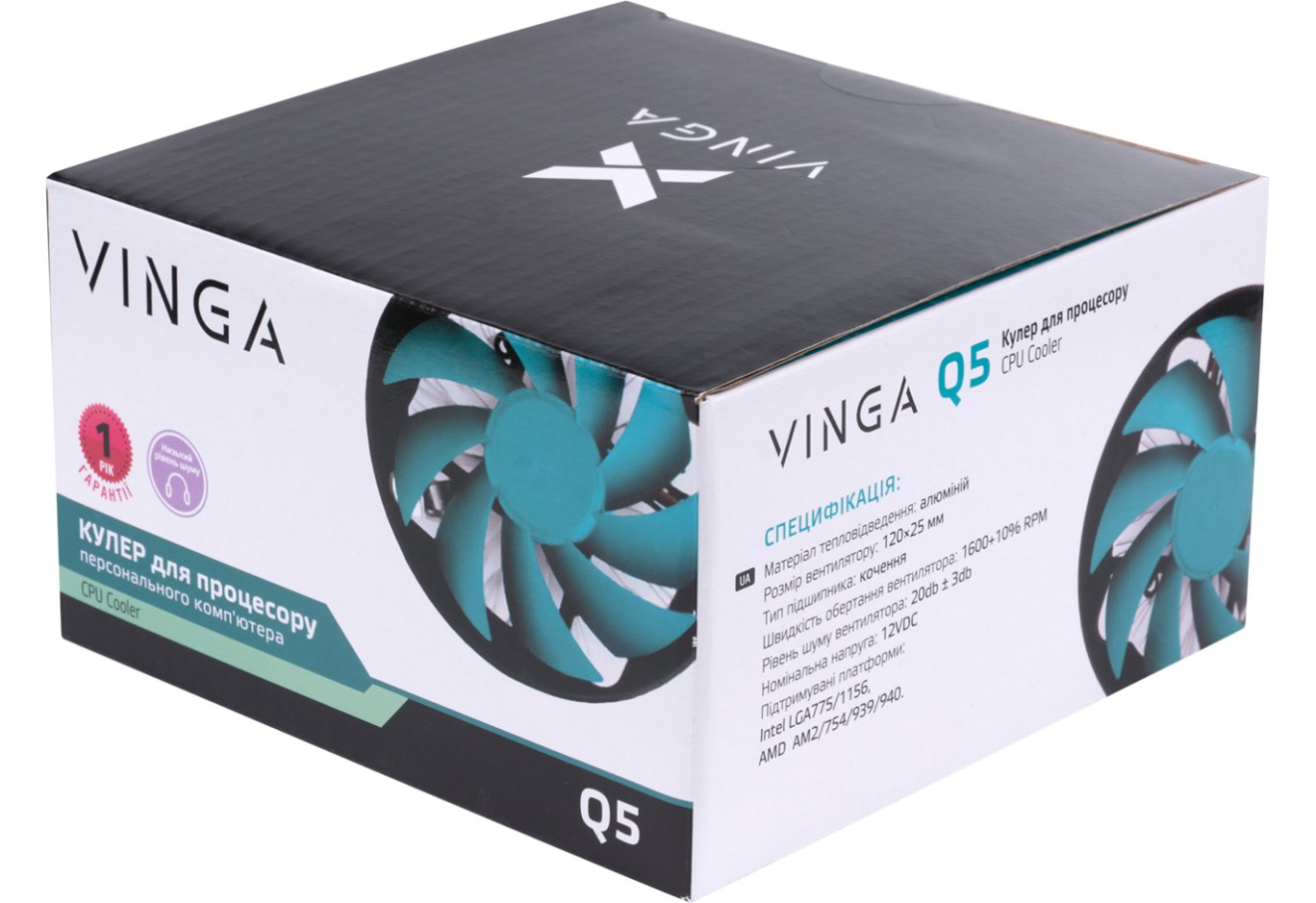 CPU cooler Vinga Q5