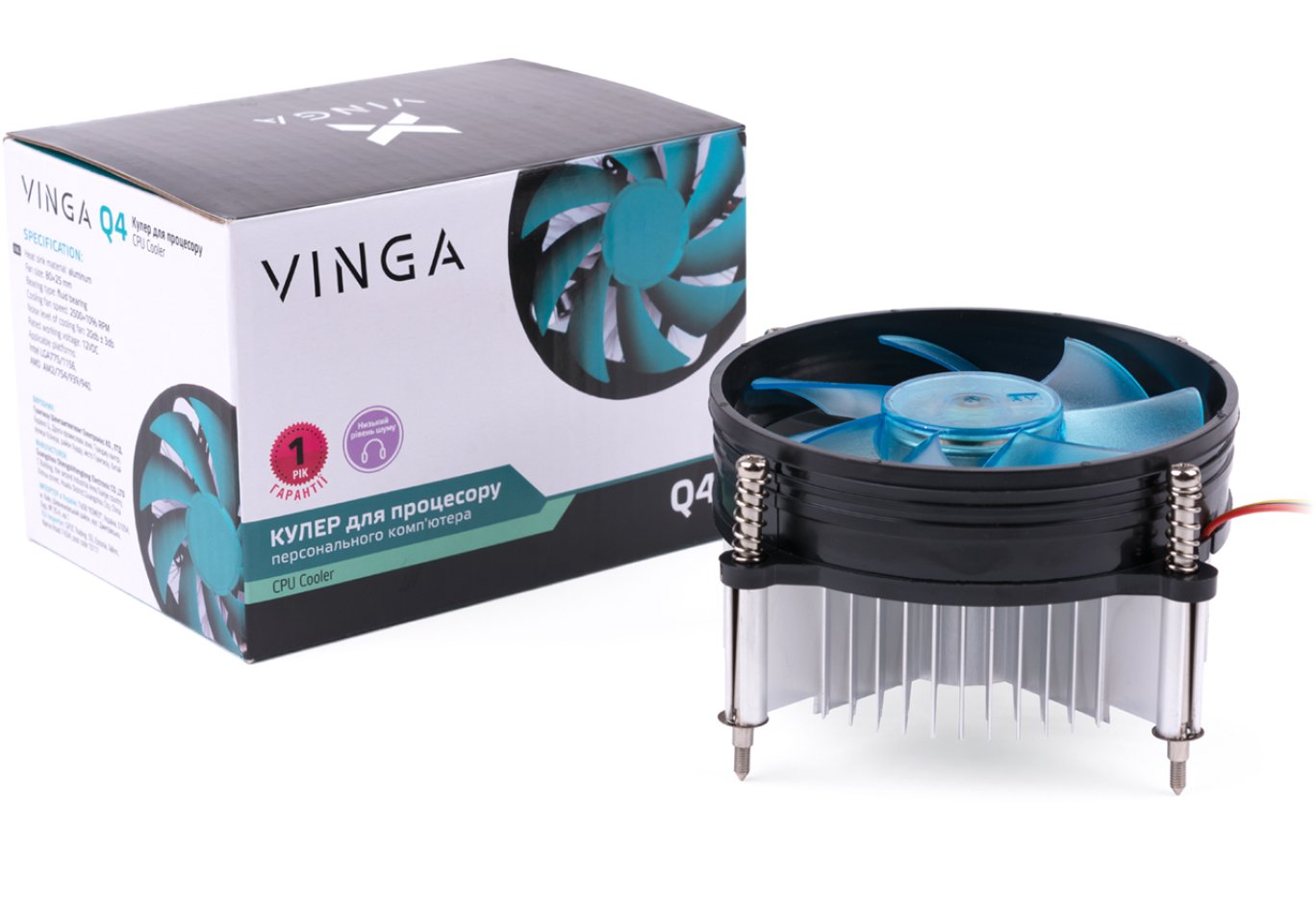 CPU cooler Vinga Q4
