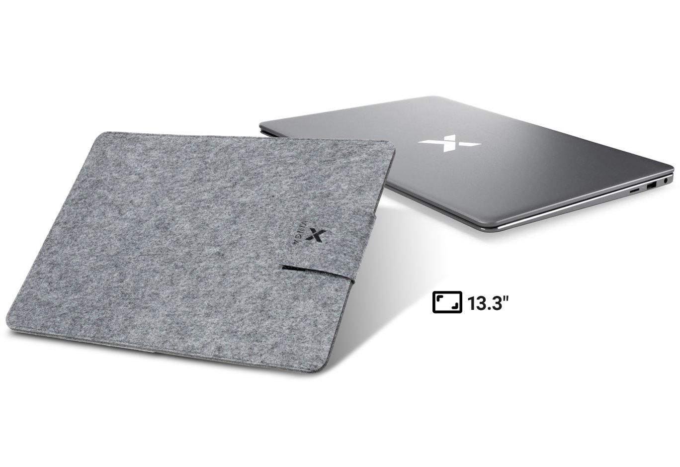 Laptop case Vinga 13" NSF130 Gray (NSF130GY)