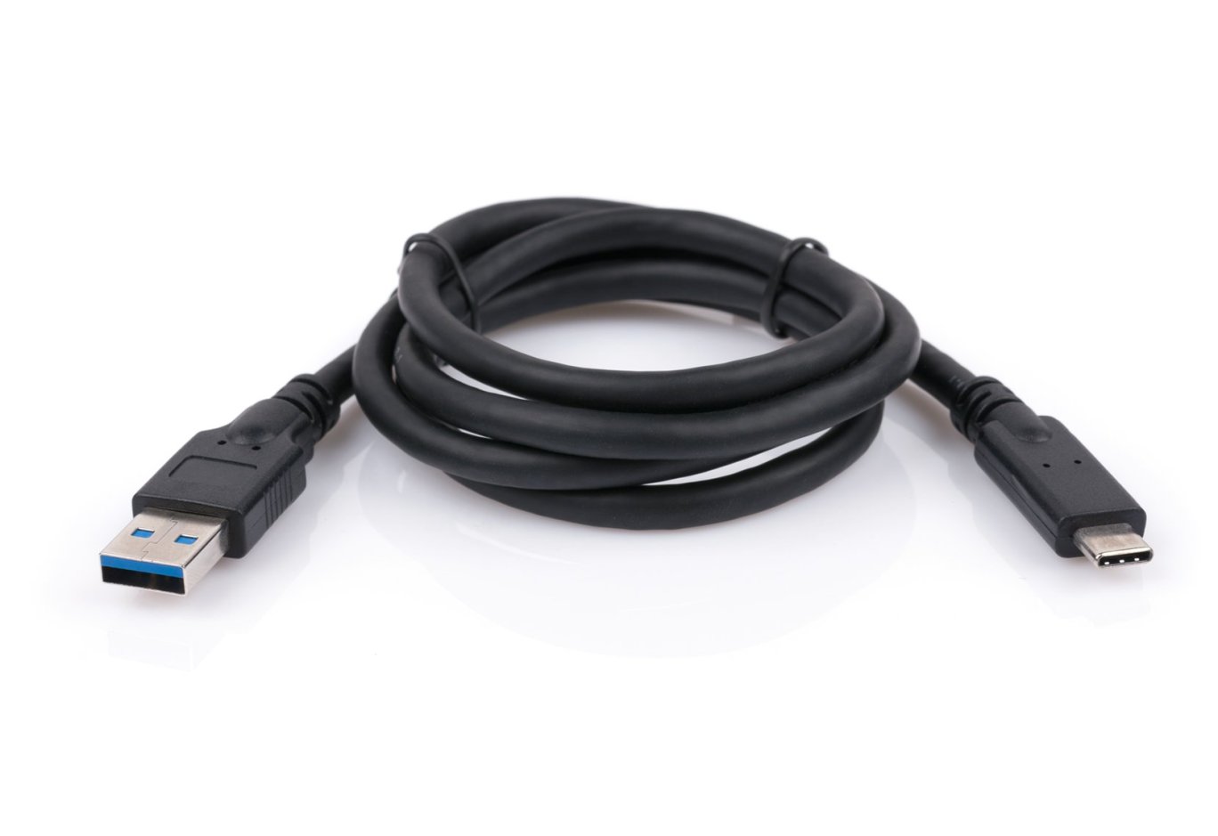 Дата кабель USB 3.0 AM to USB-C 1.0m 3A Vinga (USBAMCM01-1.0)