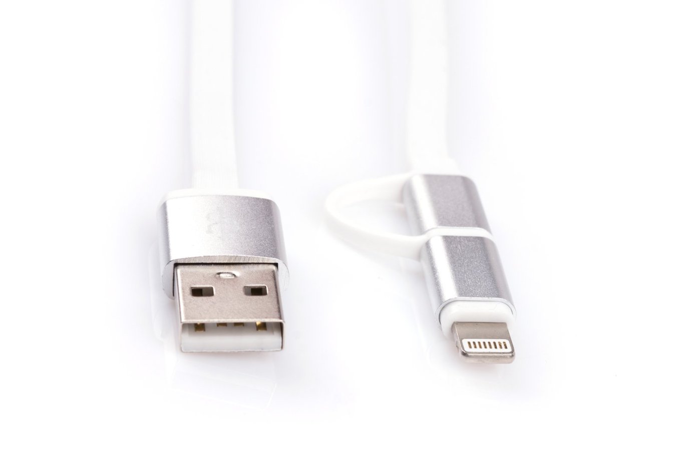 Data cable USB 2.0 AM to Micro 5P&Lightning 1.0m Vinga (USBAMMICRO&Lightning-1.0)
