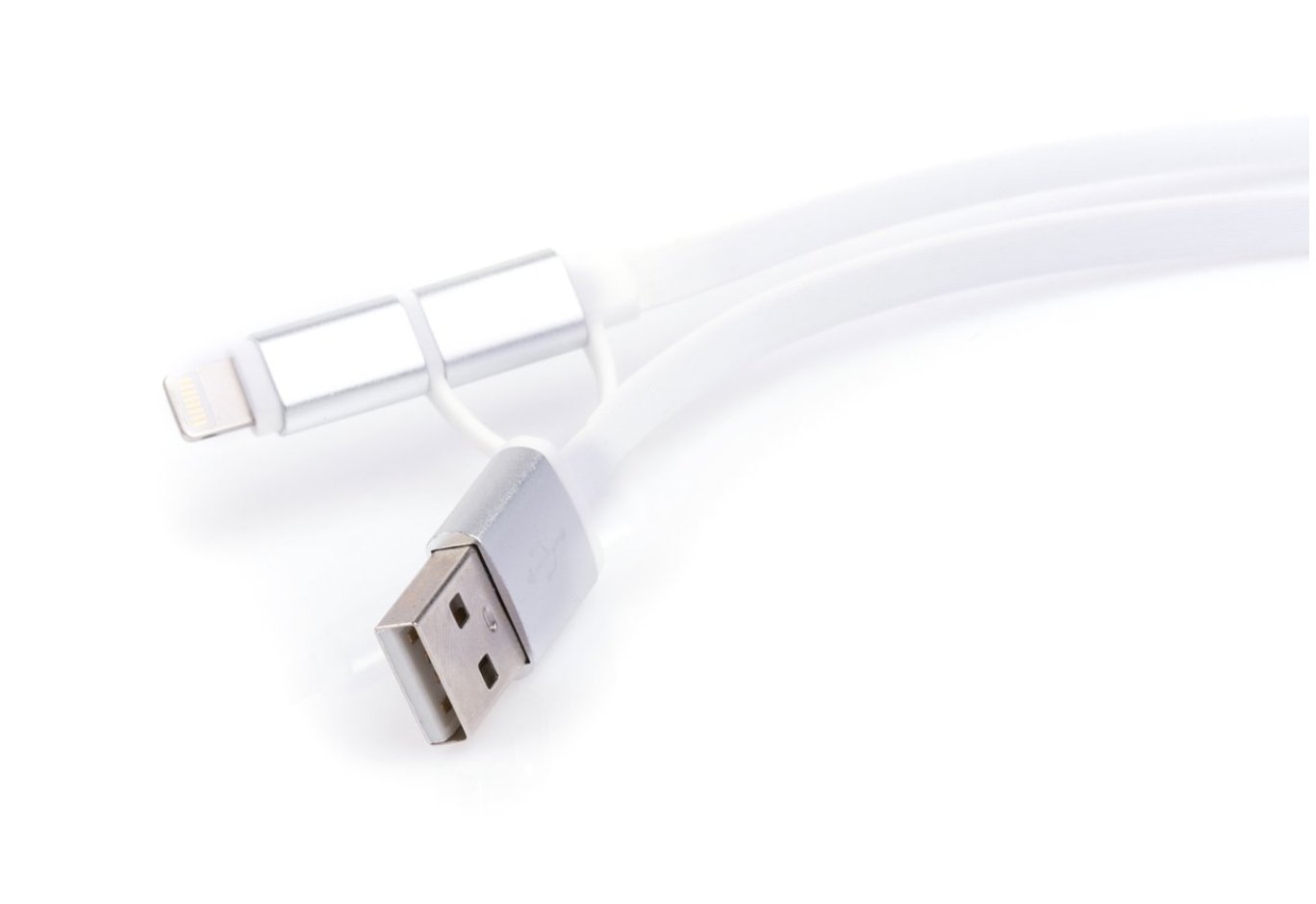 Data cable USB 2.0 AM to Micro 5P&Lightning 1.0m Vinga (USBAMMICRO&Lightning-1.0)