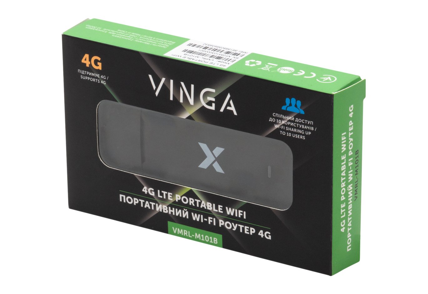 Мобільний модем Vinga Stick 4G M101 (VMRL-M101B)