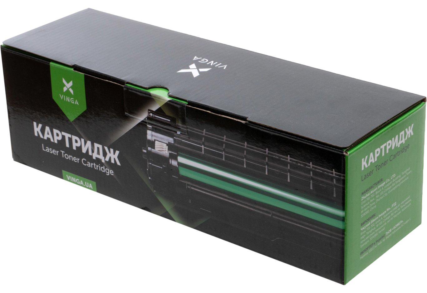 Cartridge Vinga CANON 731H Black, HPCB540A/CE320A/CF210X Universa, 2.4K (V-L-C731X)
