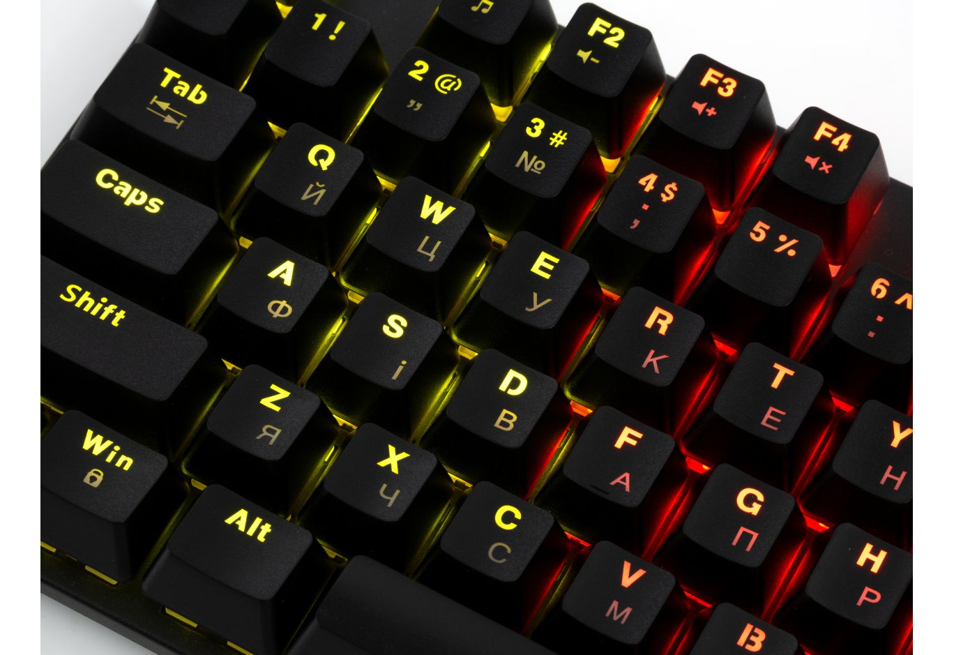 Клавіатура Vinga KBGM-101 LED Red Switch USB Black (KBGM-101 Black)