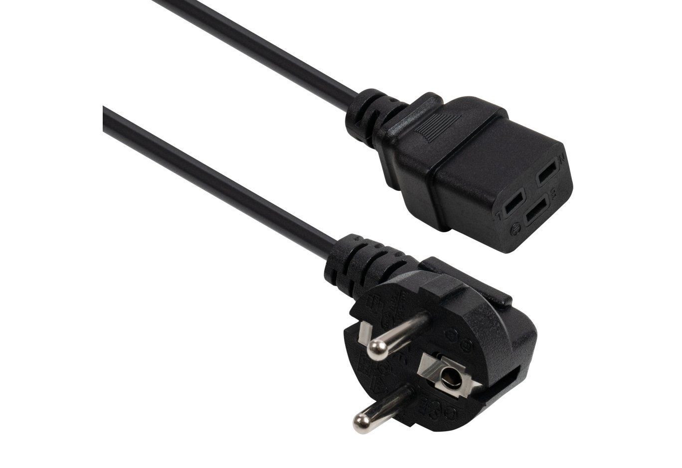 Кабель живлення C19 1.8m 1.5mm 2 copper Vinga (VYPCC191815CU)