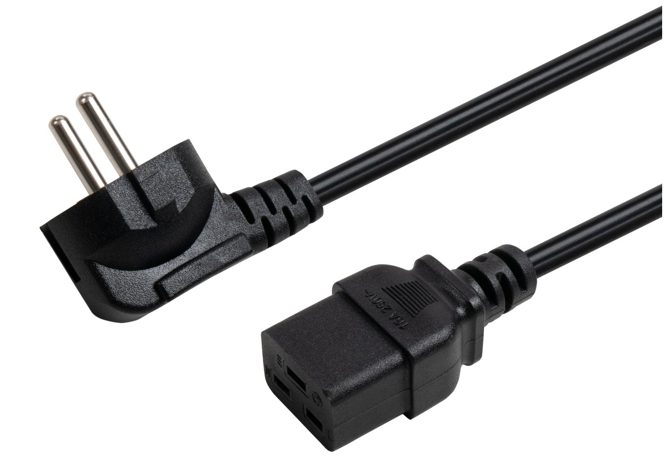 Power cable C19 1.8m 1.5mm 2 copper Vinga (VYPCC191815CU)