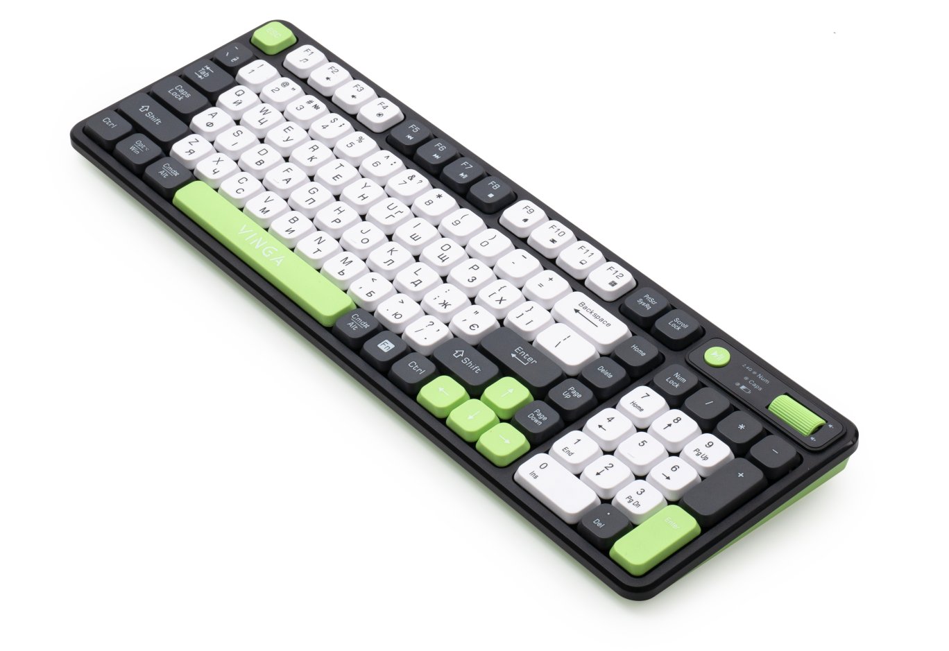 Клавіатура Vinga KBW-470 Wireless Gray (KBW-470 Gray)