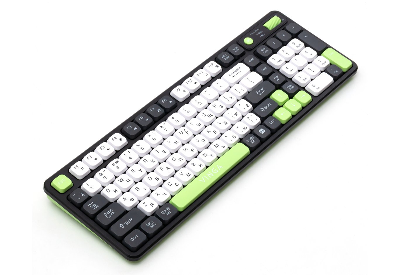 Клавіатура Vinga KBW-470 Wireless Gray (KBW-470 Gray)