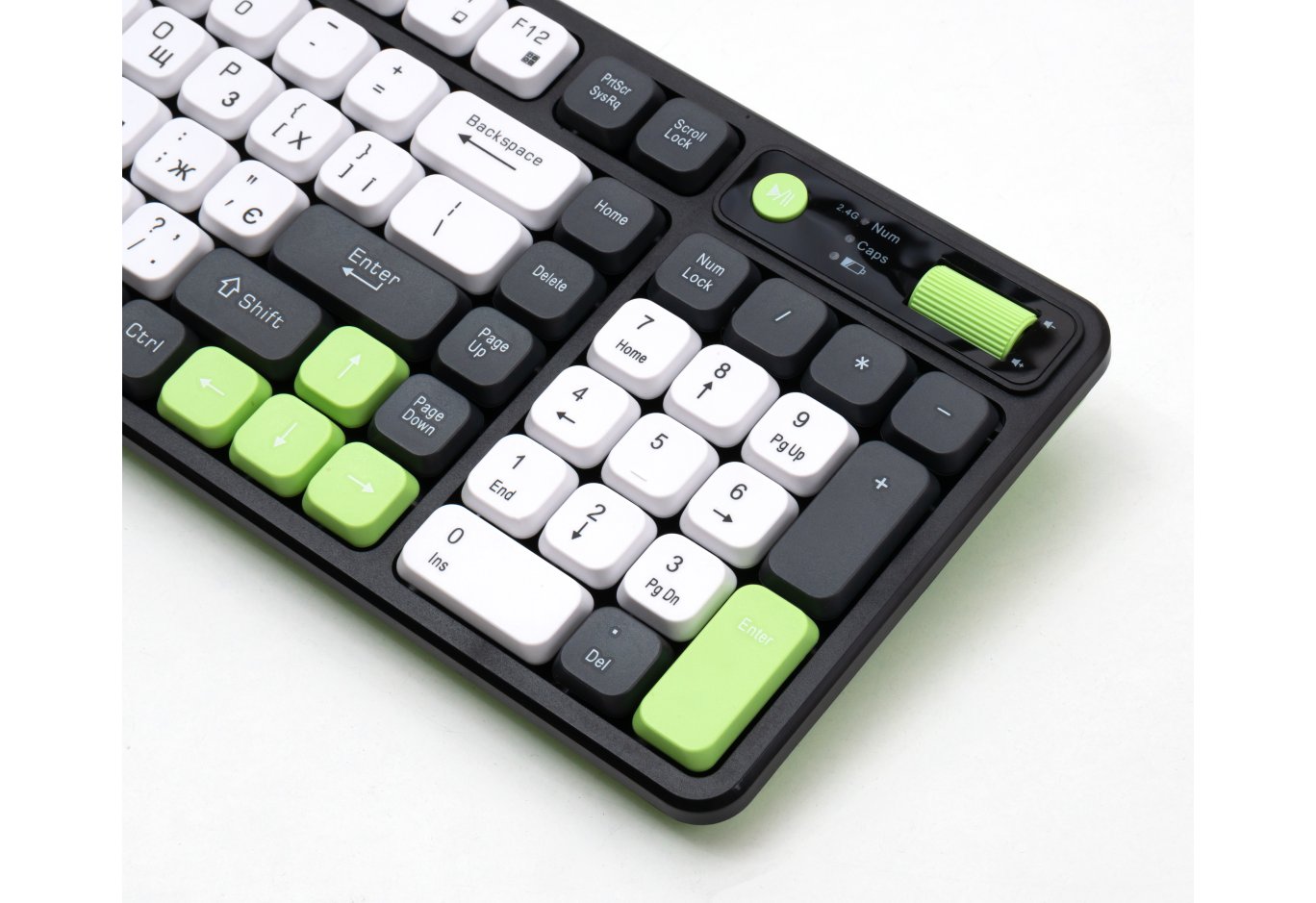 Клавіатура Vinga KBW-470 Wireless Gray (KBW-470 Gray)