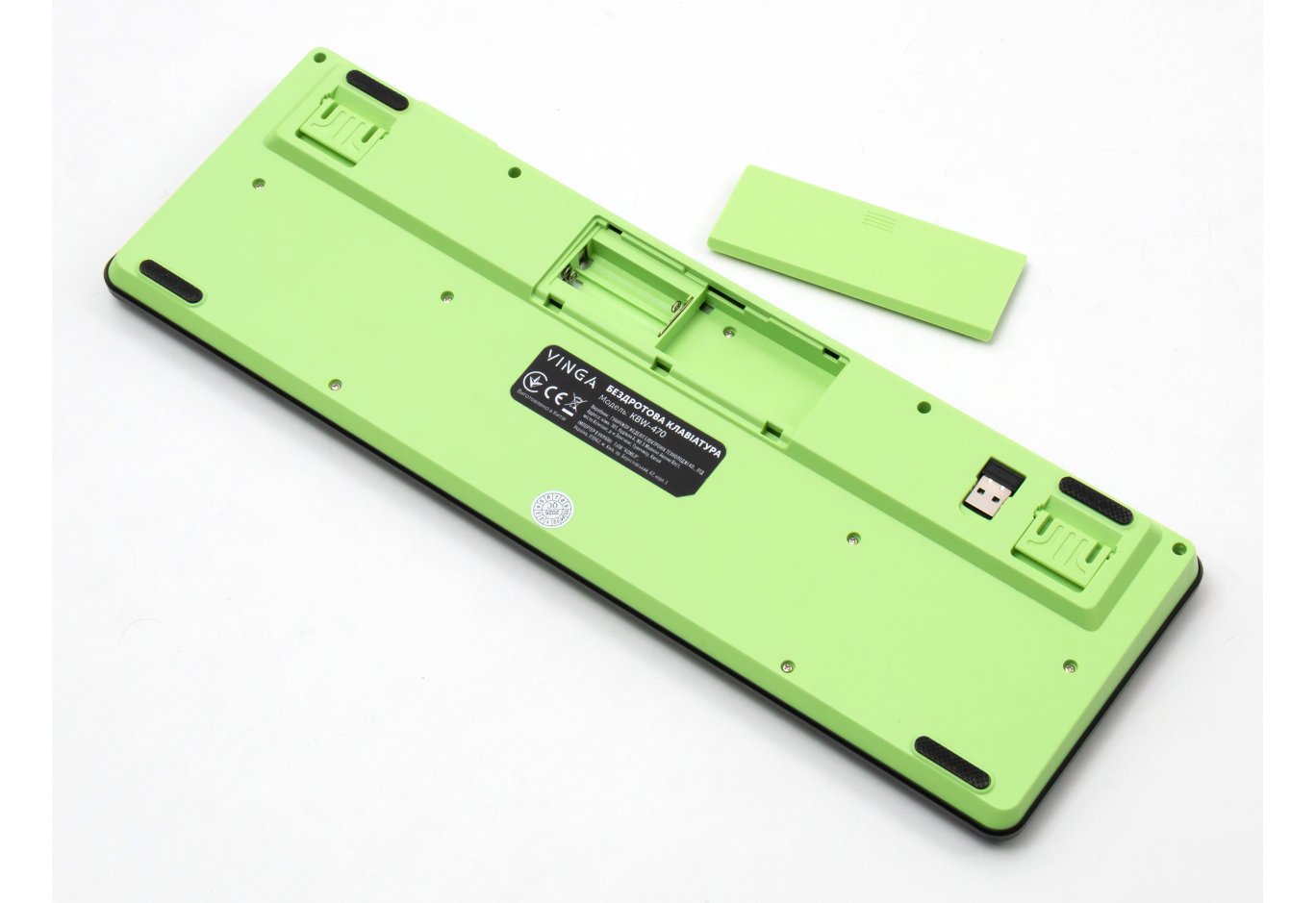 Клавіатура Vinga KBW-470 Wireless Gray (KBW-470 Gray)