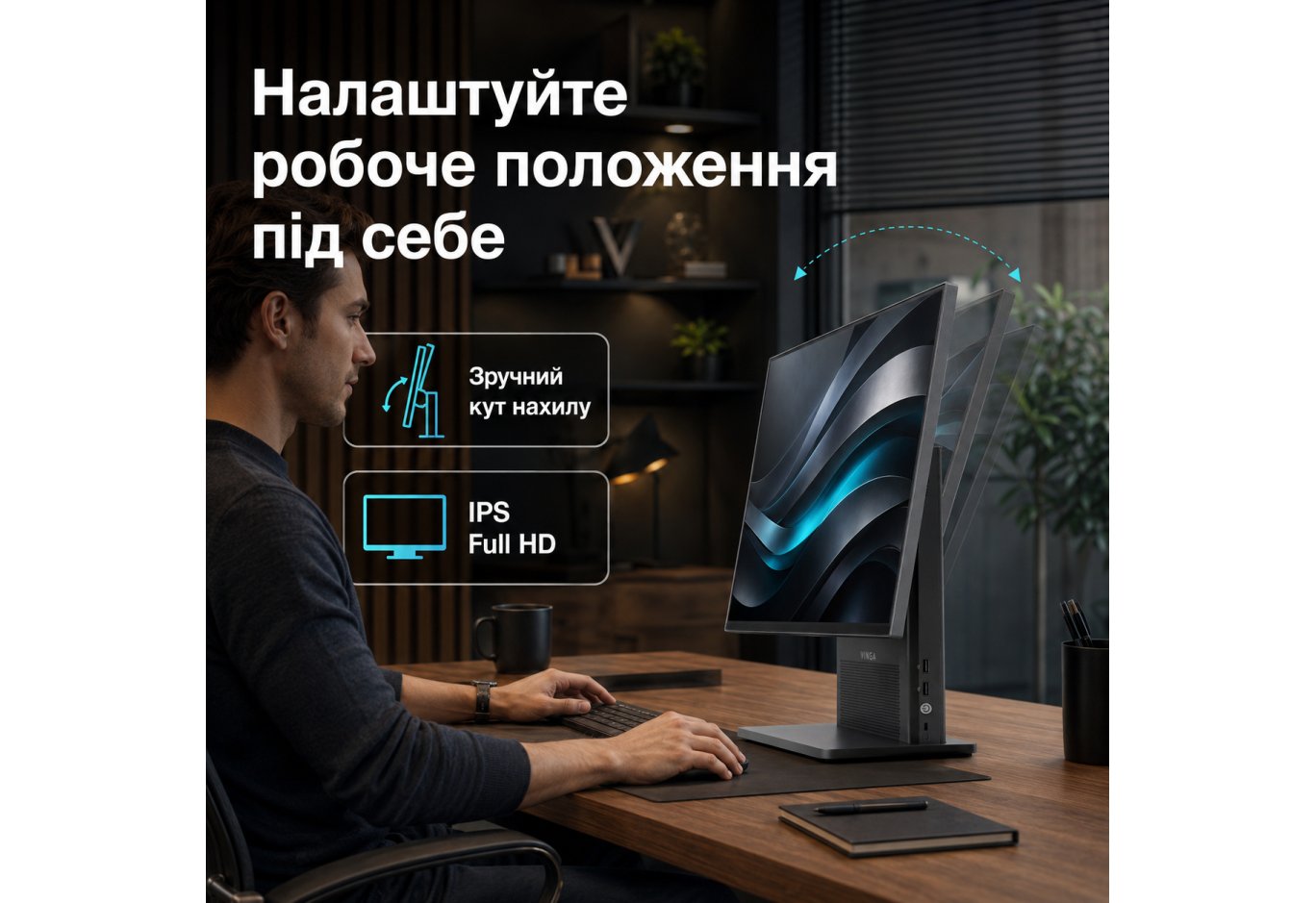Комп'ютер Vinga AIO Advanced H0017 (I5M32INTWH.H0017)