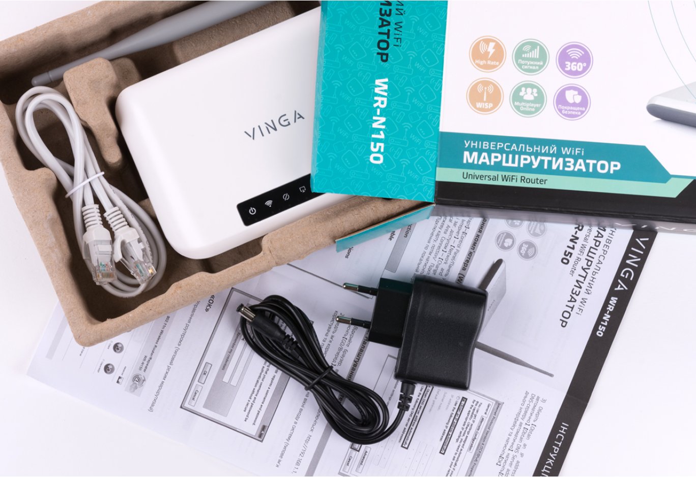 Маршрутизатор Vinga WR-N150