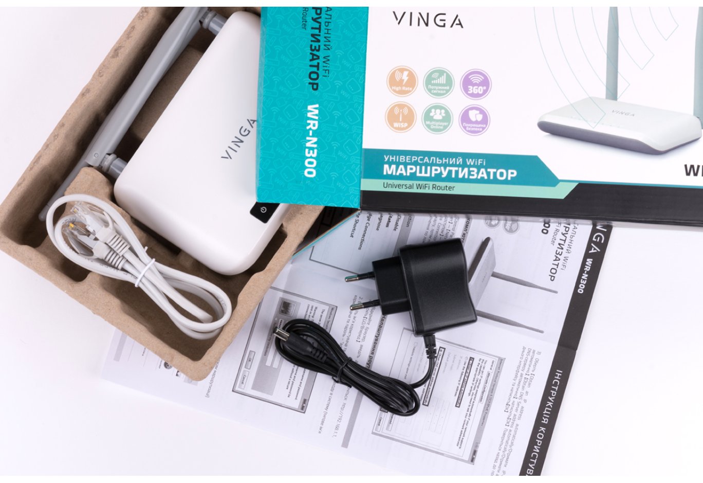 Маршрутизатор Vinga WR-N300