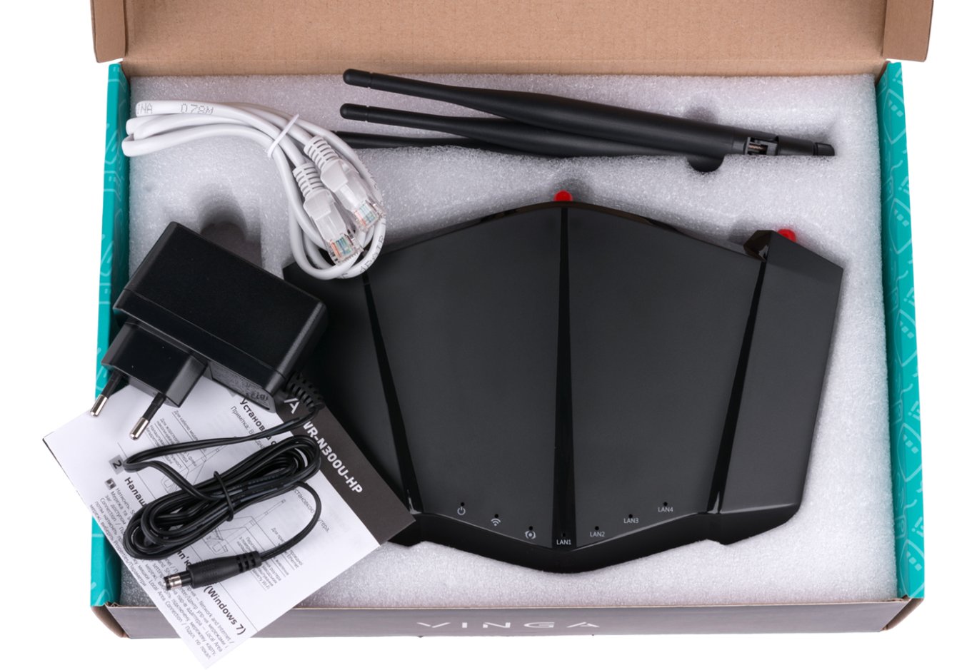 Маршрутизатор Vinga WR-N300U High Power (WR-N300U-HP)