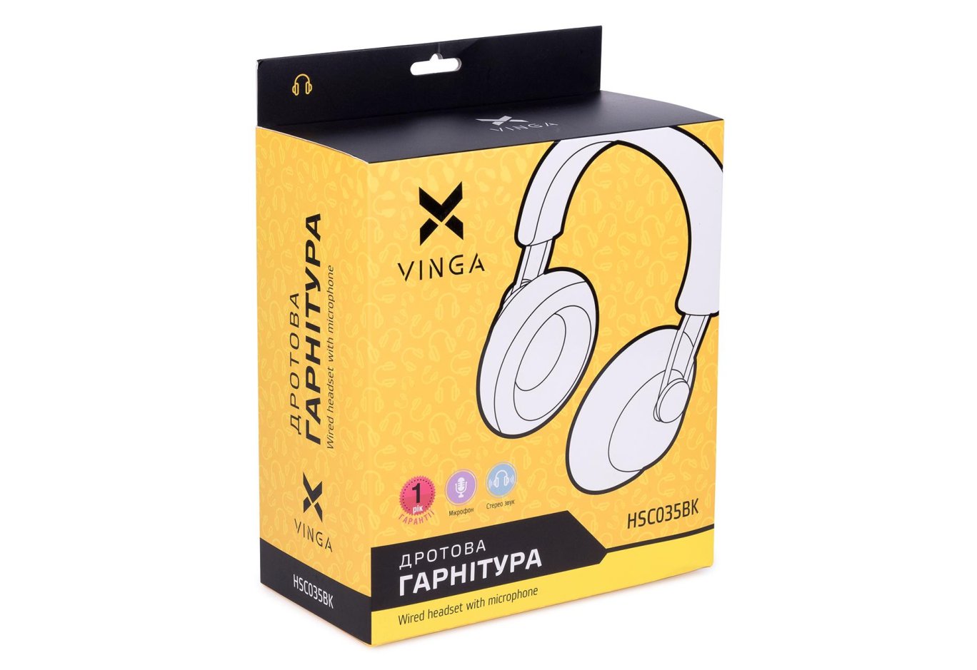 Навушники Vinga HSC035 Black (HSC035BK)