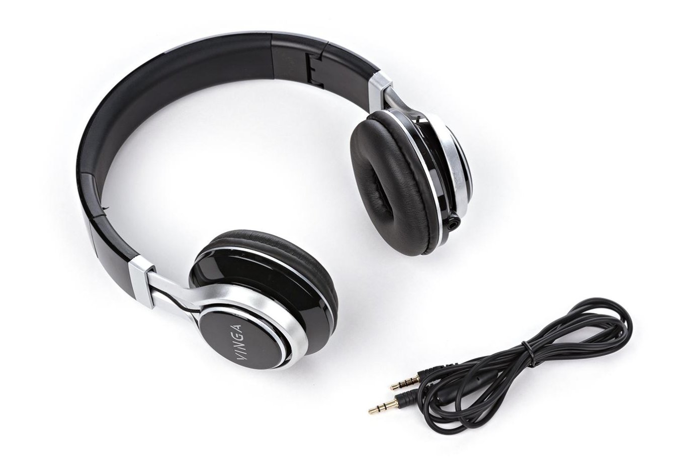 Навушники Vinga HSM040 Black/Silver (HSM040BS)