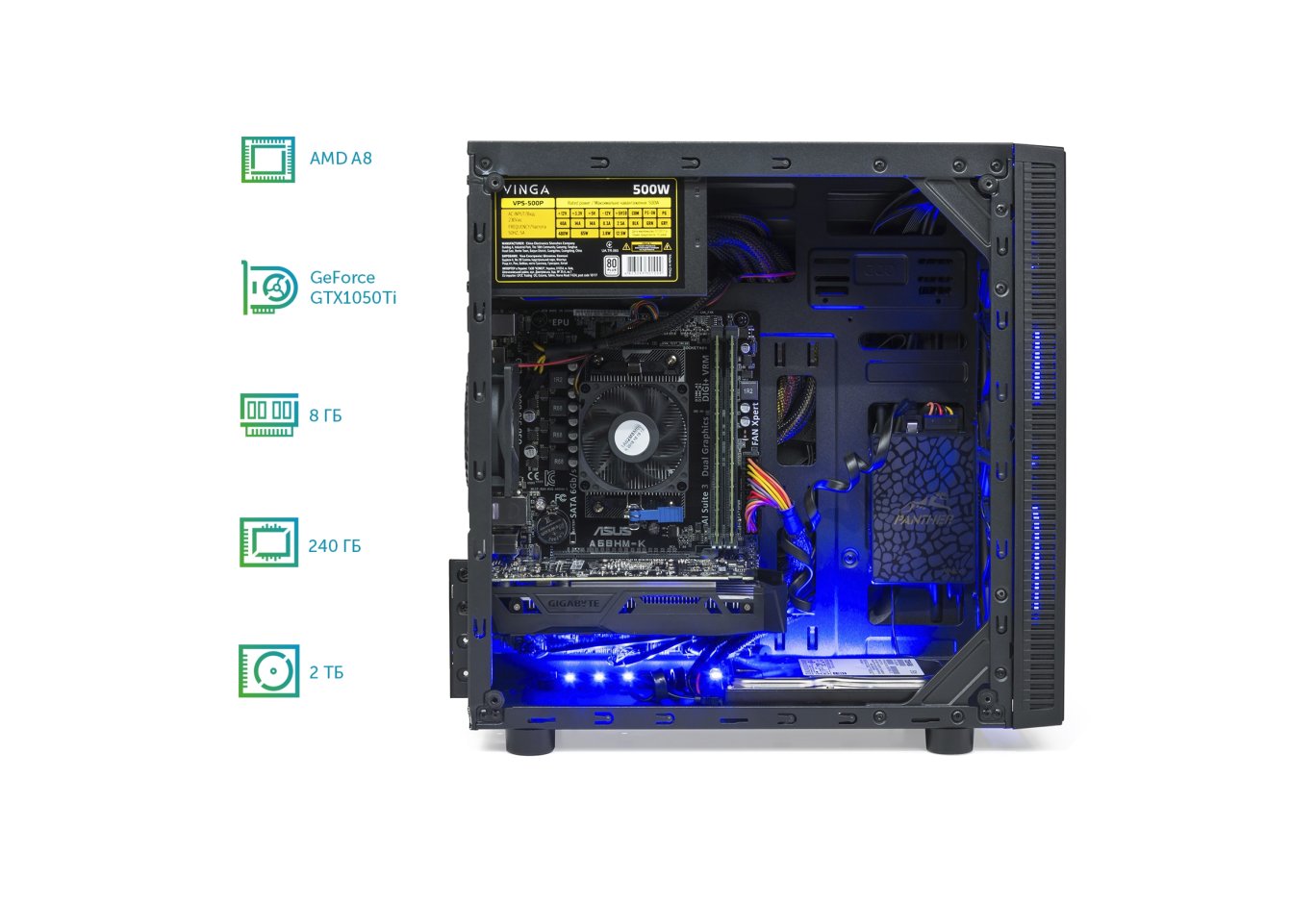 Комп'ютер Vinga Abyss 0486 (80EQ5A52T0VN)