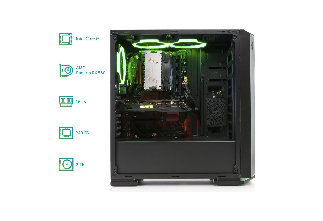 Комп'ютер Vinga FireStrike Chaos 0523 (F92SAD52T0VN)